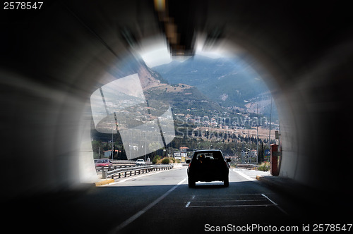 Image of highway tunnel