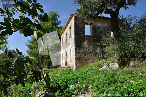 Image of rural house ruins