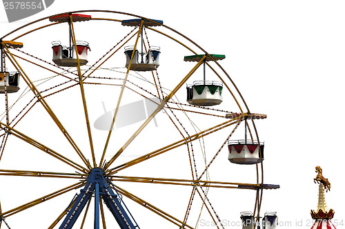 Image of ferris wheel in amusement park