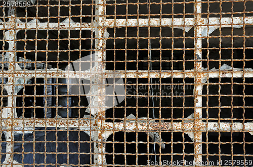 Image of industrial window wire mesh
