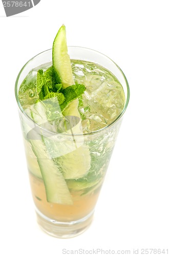 Image of cocktail with cucumber