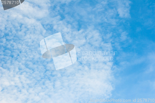 Image of Blue sky and clouds