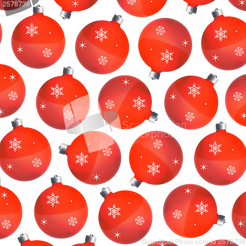 Image of Red Christmas Balls
