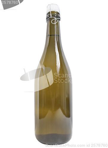 Image of Bottle of wine isolated