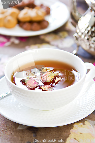Image of Tea with Rose 