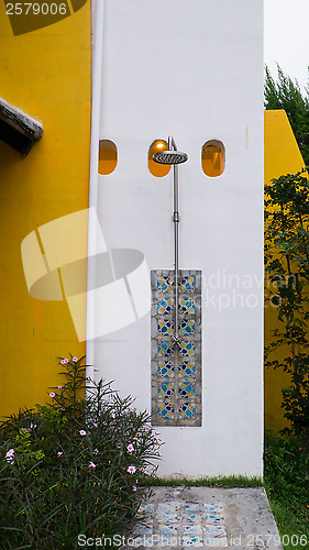 Image of outdoor shower