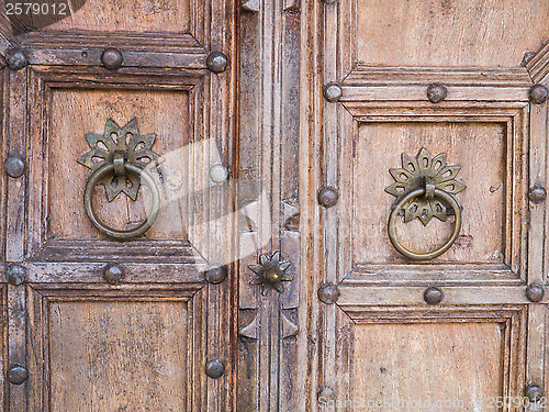 Image of brass door knob