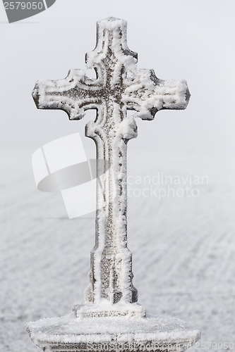 Image of religion symbol calvary cross outdoor
