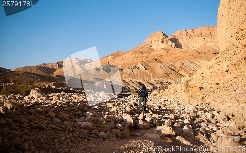 Image of Mountains in stone desert nead Dead Sea