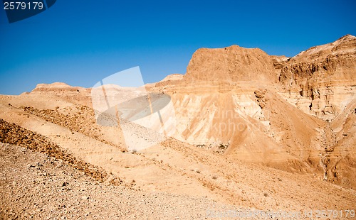 Image of Mountains in stone desert nead Dead Sea