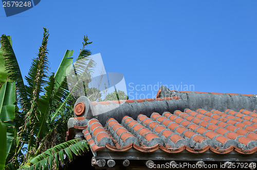 Image of Old tiled roof