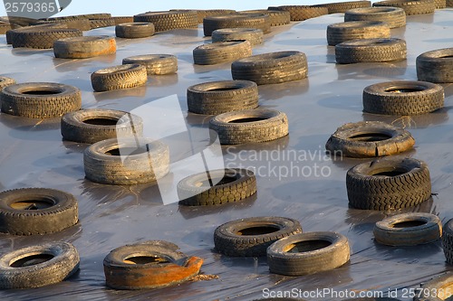 Image of old tires