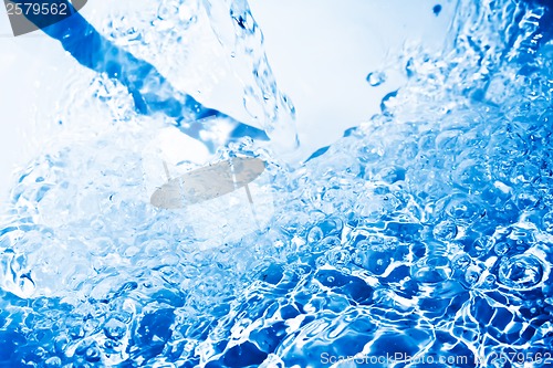 Image of Blue water