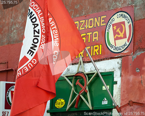 Image of headquarters of communist party in Venice, Italy