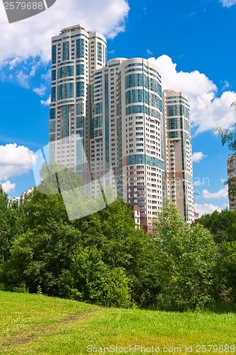 Image of Modern apartment buildings