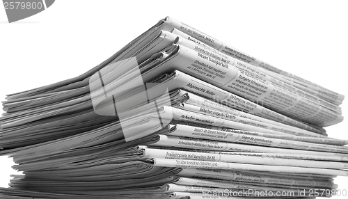 Image of lots of newspapers