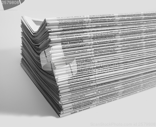 Image of lots of newspapers