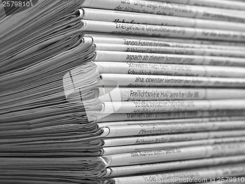 Image of lots of newspapers