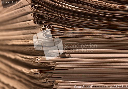 Image of lots of newspapers