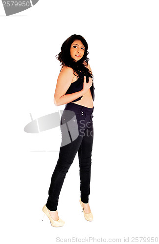 Image of Slim young woman.