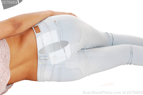 Image of Bottom of woman.