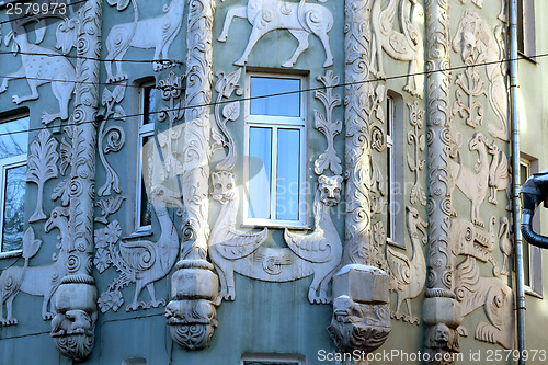 Image of Patterns on the building