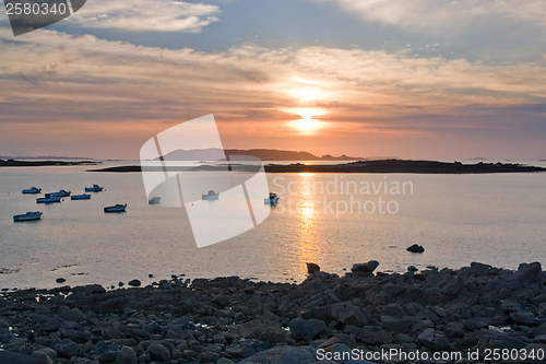 Image of sundown at Pink Granite Coast