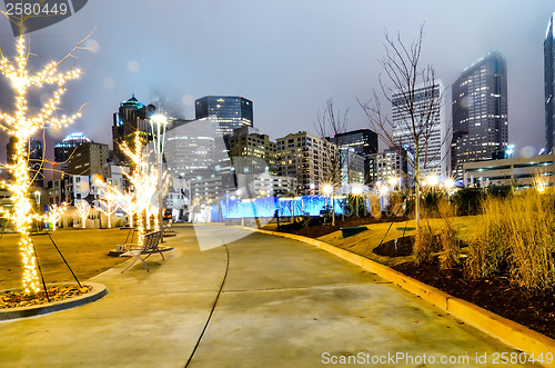 Image of charlotte city skyline 