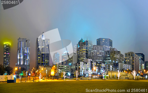 Image of charlotte city skyline 