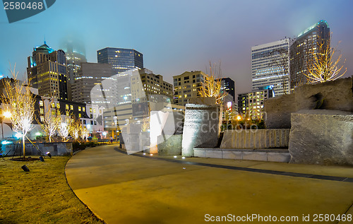 Image of charlotte city skyline 