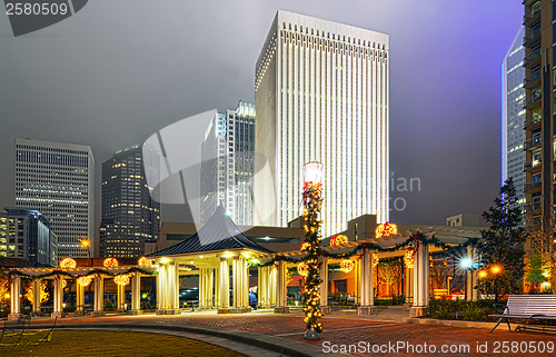 Image of charlotte city skyline 