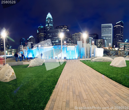 Image of charlotte city skyline 