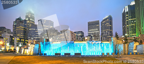 Image of charlotte city skyline 