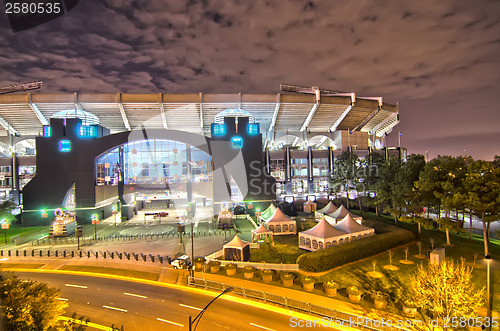 Image of Charlotte dECEMBER 21, 2013. The Bank of America Stadium is home