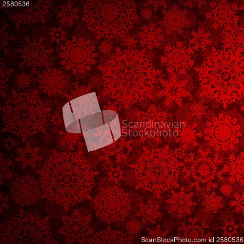 Image of Deep red christmas texture pattern. EPS 10