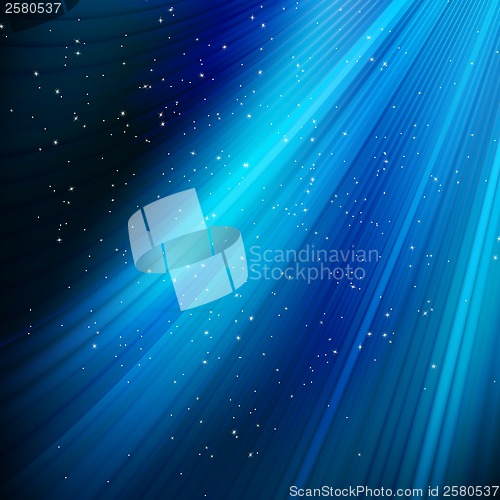 Image of Blue color design with a burst. EPS 10