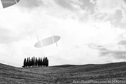 Image of Tuscany before the storm