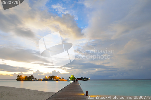 Image of tropical water home villas