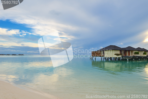 Image of tropical water home villas