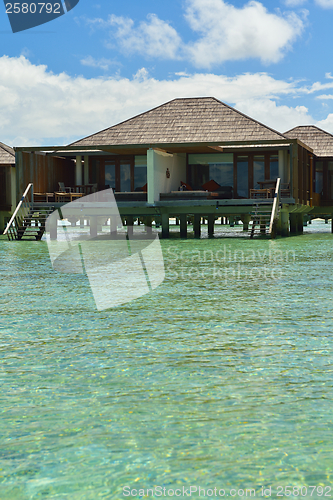 Image of tropical water home villas