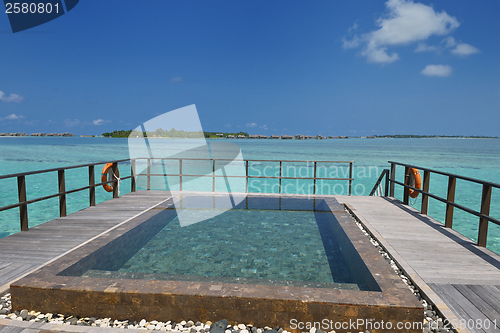 Image of tropical water home villas