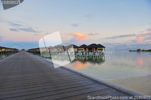 Image of tropical water home villas