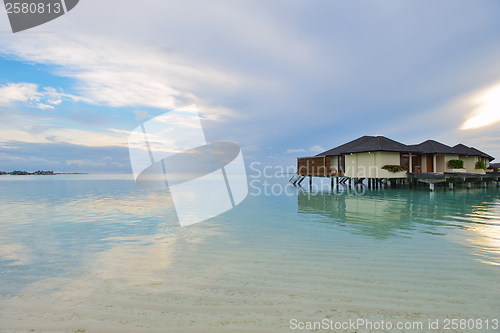 Image of tropical water home villas