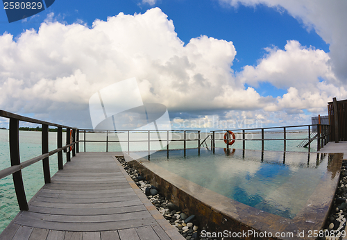 Image of tropical water home villas