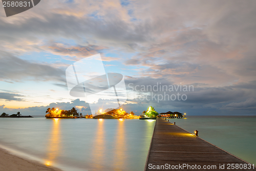 Image of tropical water home villas