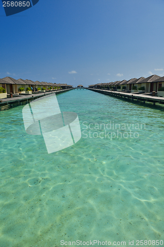 Image of tropical water home villas