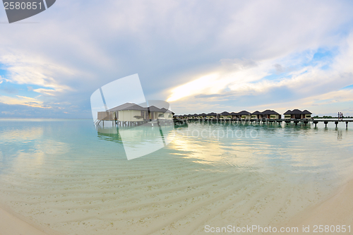 Image of tropical water home villas