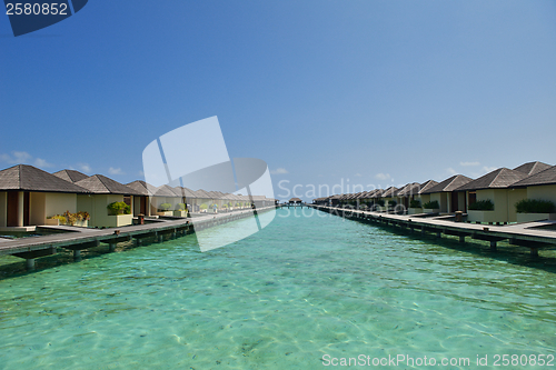 Image of tropical water home villas