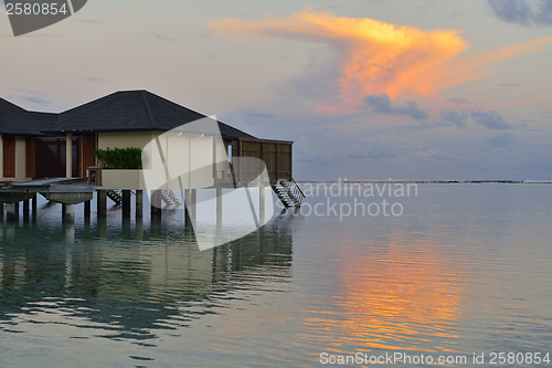 Image of tropical water home villas