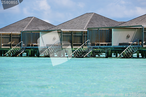 Image of tropical water home villas